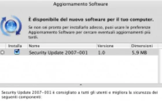 Security Update 2007-001