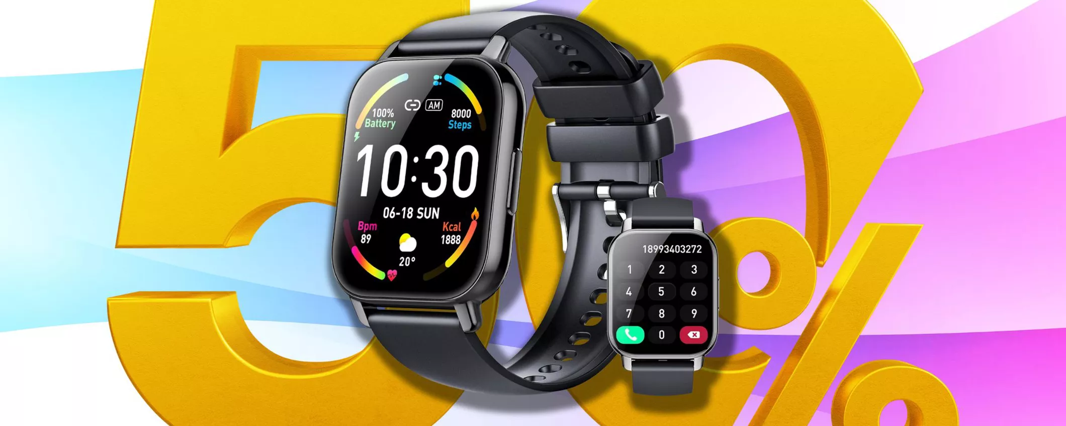 PREZZO RIDICOLO per Smartwatch compatibile con iOS: lo paghi solo 31€!