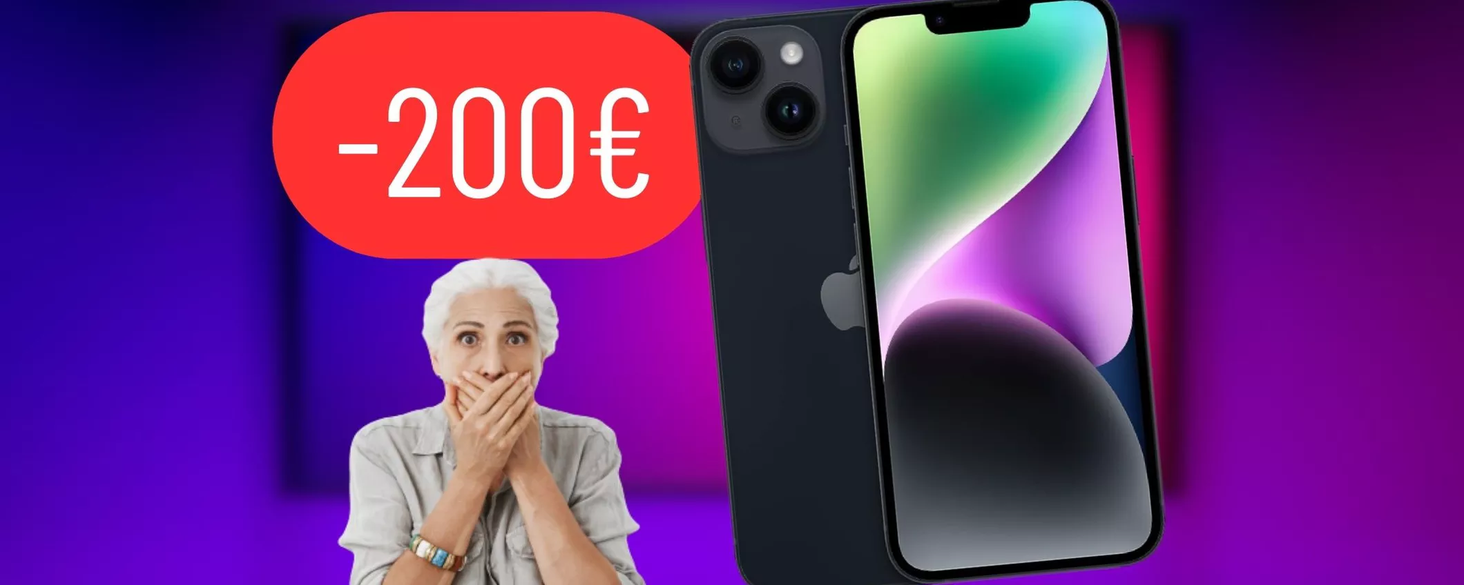 200€ IN MENO su iPhone 14: l'incredibile promo Amazon