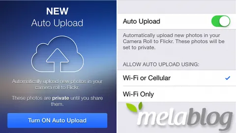 Flickr per iOS 7, un update fa le scarpe a Apple Photo Stream