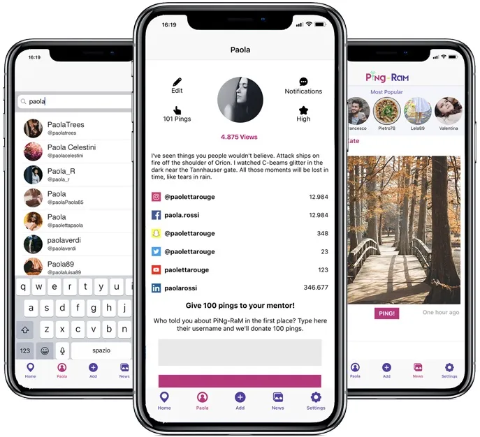 Ping-Ram, il social network per conoscere le persone intorno a noi