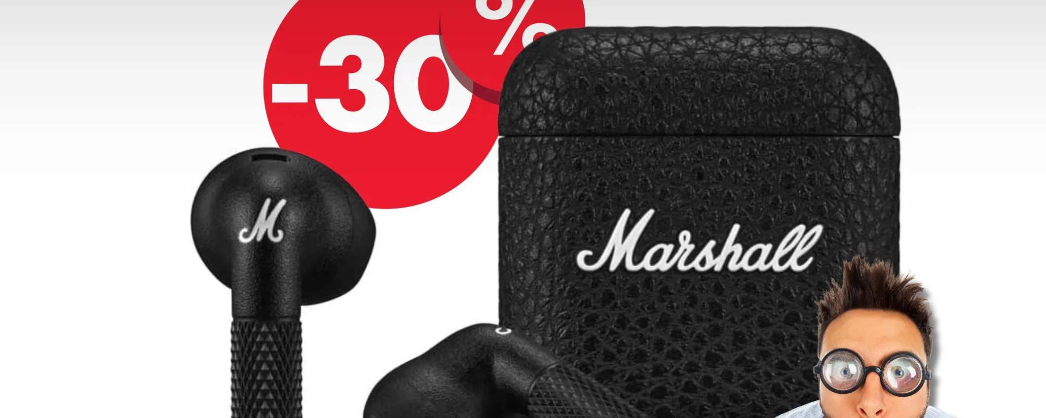 Auricolari Marshall: qualità audio ECCELSA e sconto importante su Amazon