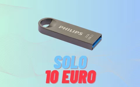 Chiavetta USB Philips: 32GB di spazio a SOLI 10€ su Amazon (-40%)