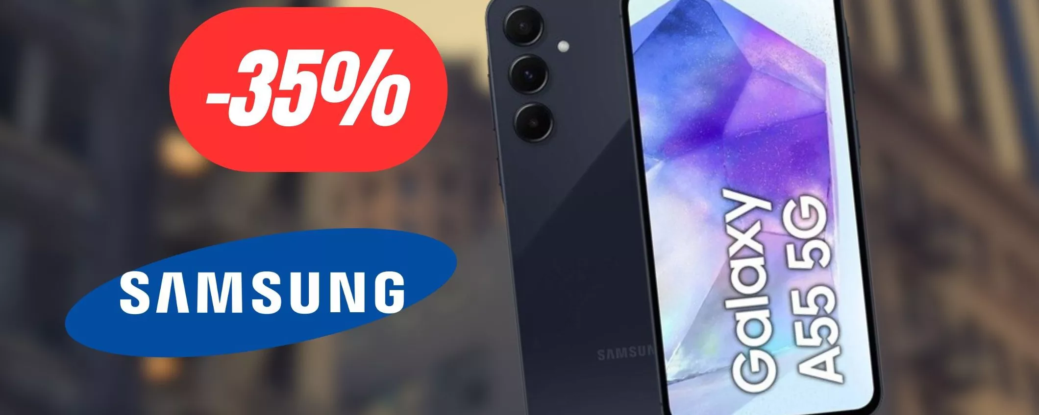 DISINTEGRATO IL PREZZO del Samsung Galaxy A55 su eBay (-158€)