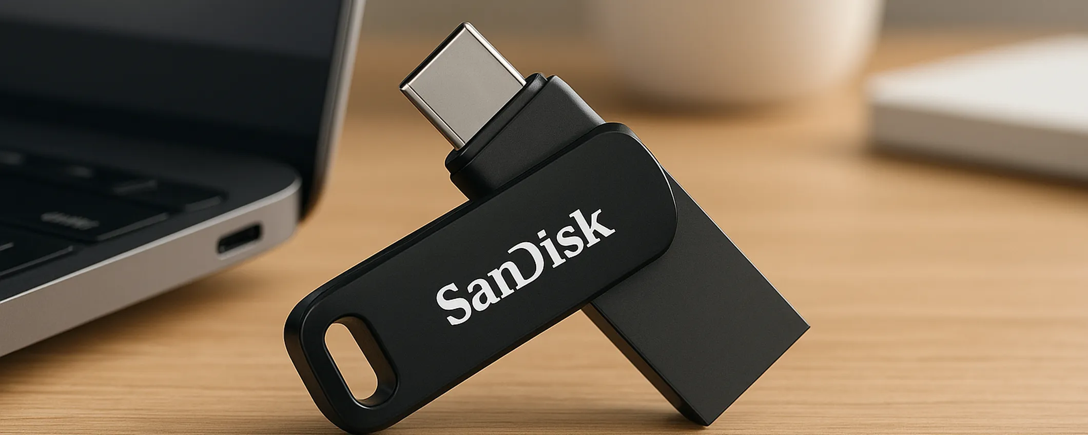 SanDisk Ultra Dual Drive Go 128GB: doppia porta, prezzo mini su Amazon