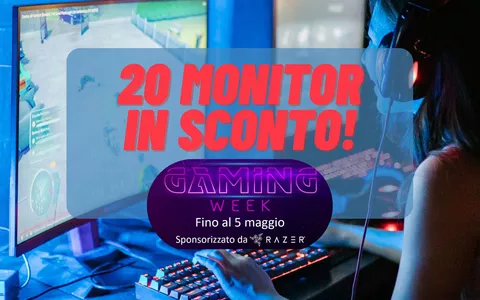 Gaming Week: i 20 monitor MIGLIORI  in sconto fino al 28%