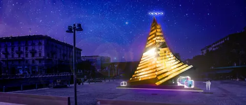 Oppo RX17 Pro e l'albero di Natale smart