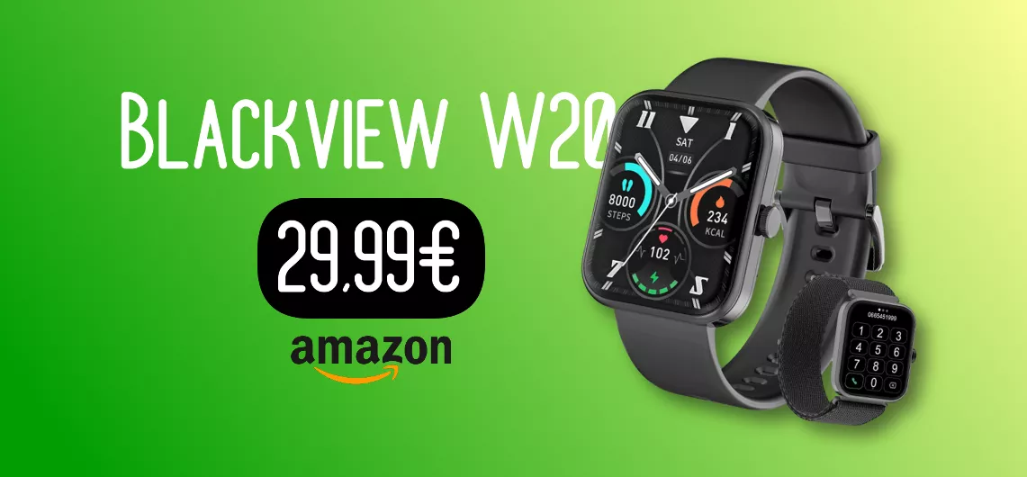 Blackview W20: un ottimo smartwatch a meno di 30€ - Melablog