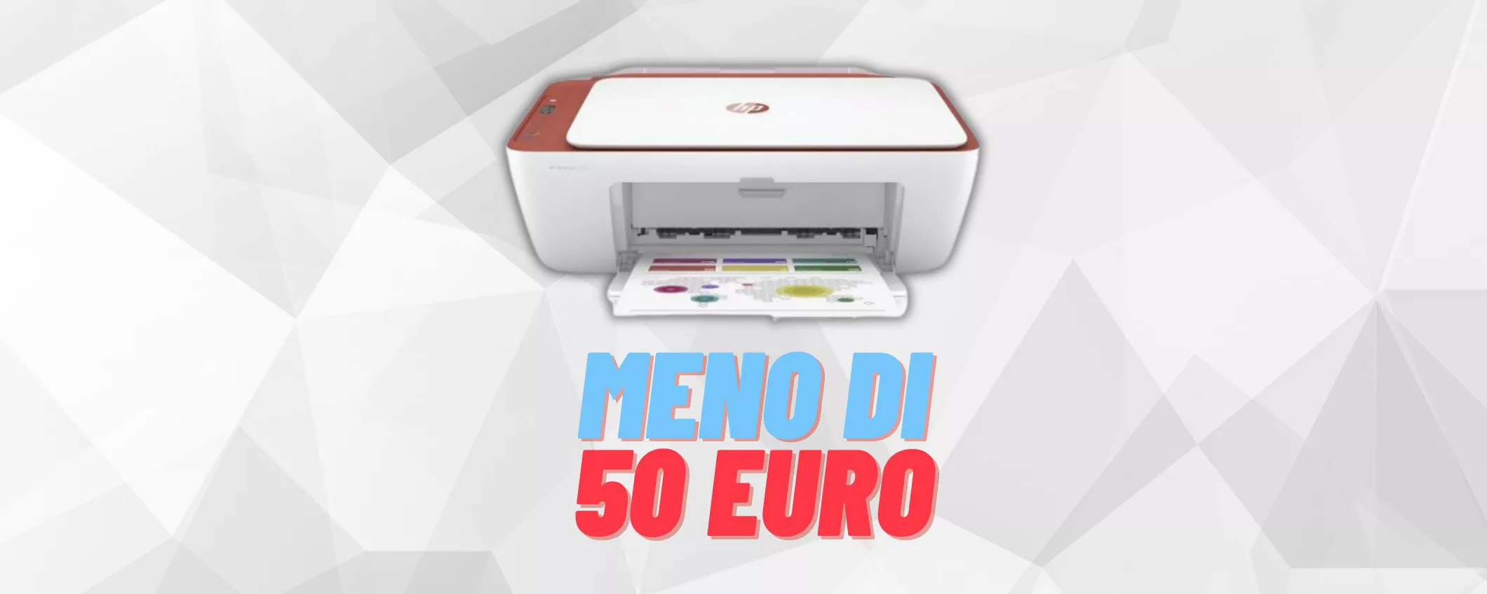 Inkjet HP DeskJet a MENO DI 50€ con questo codice sconto