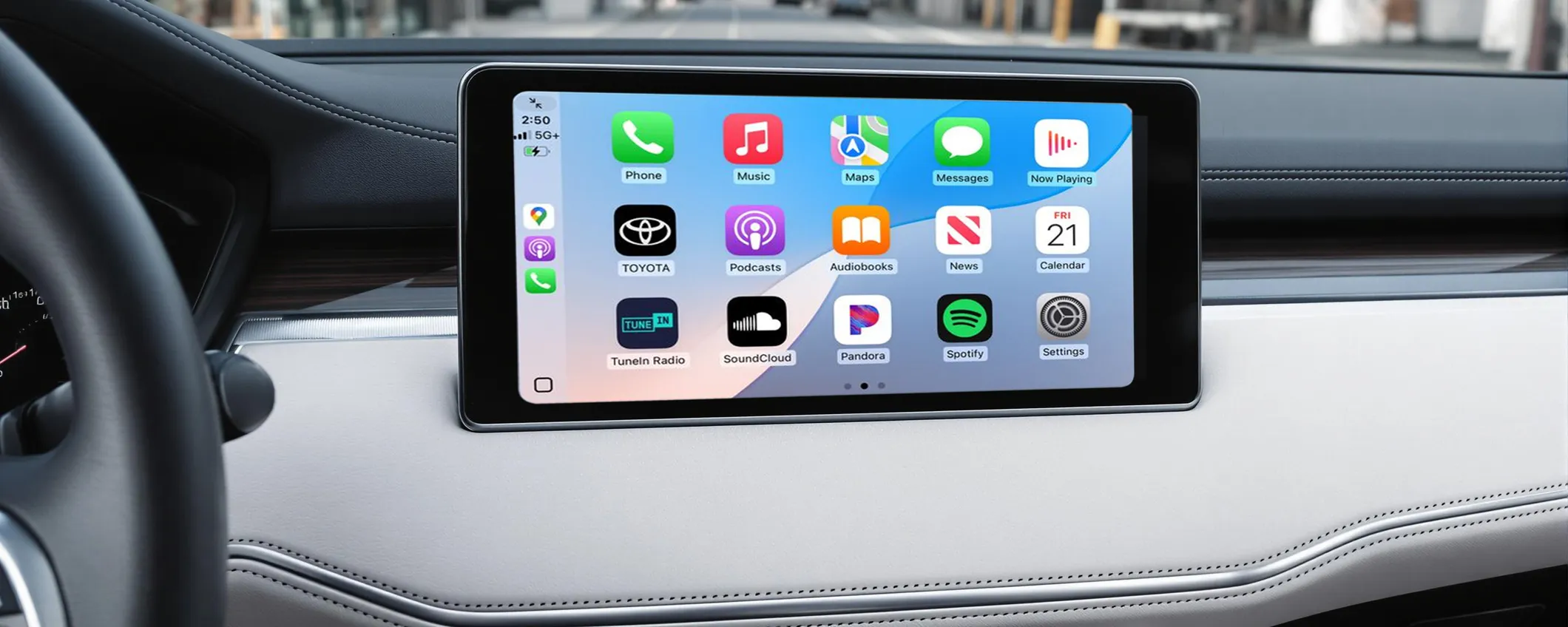 iOS 18.4 rivoluziona CarPlay con una nuova fila di icone