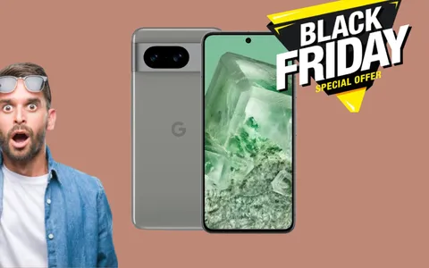 Black Friday agli sgoccioli: Google Pixel 8 a quasi metà prezzo su Amazon (-44%)