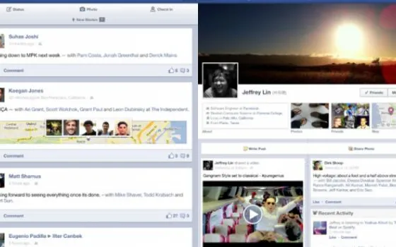 Facebook aggiorna (e riscrive da zero) le app iOS