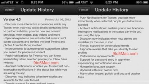 Twitter per iOS, in arrivo un ciclopico aggiornamento