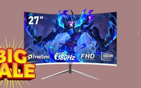 Monitor curvo da 27″ a quasi metà prezzo: oggi su Amazon risparmi 100€