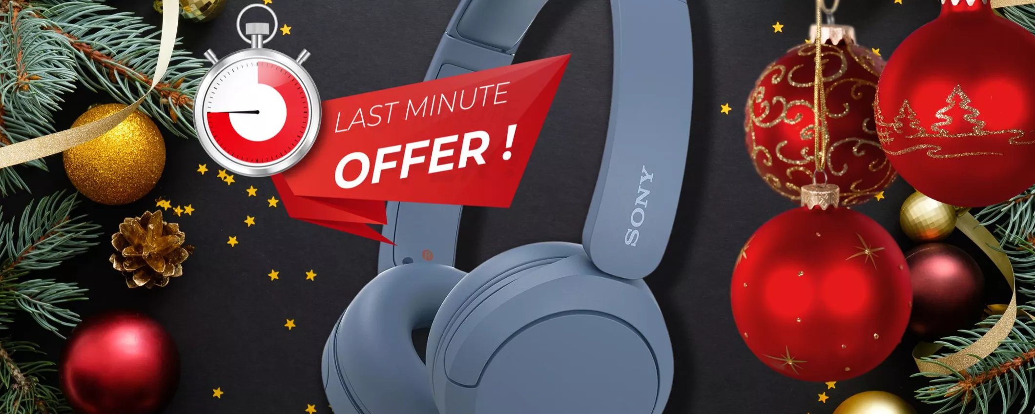 SENZA FILO: Cuffie Sony Wireless comode ed ECONOMICHE come regalo!