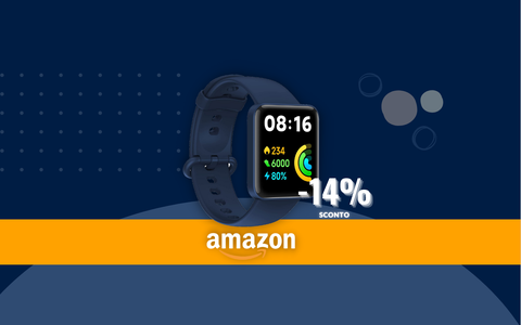 Xiaomi Redmi Watch 2 Lite, l'alternativa all'Apple Watch costa meno su Amazon