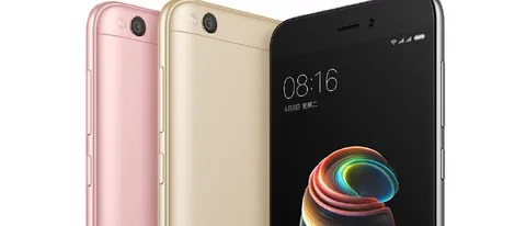 Xiaomi Redmi 5A, smartphone economico in metallo