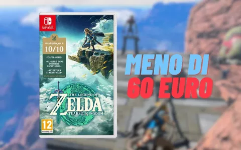 The Legend of Zelda: Tears of the Kingdom a MENO DI 60 EURO