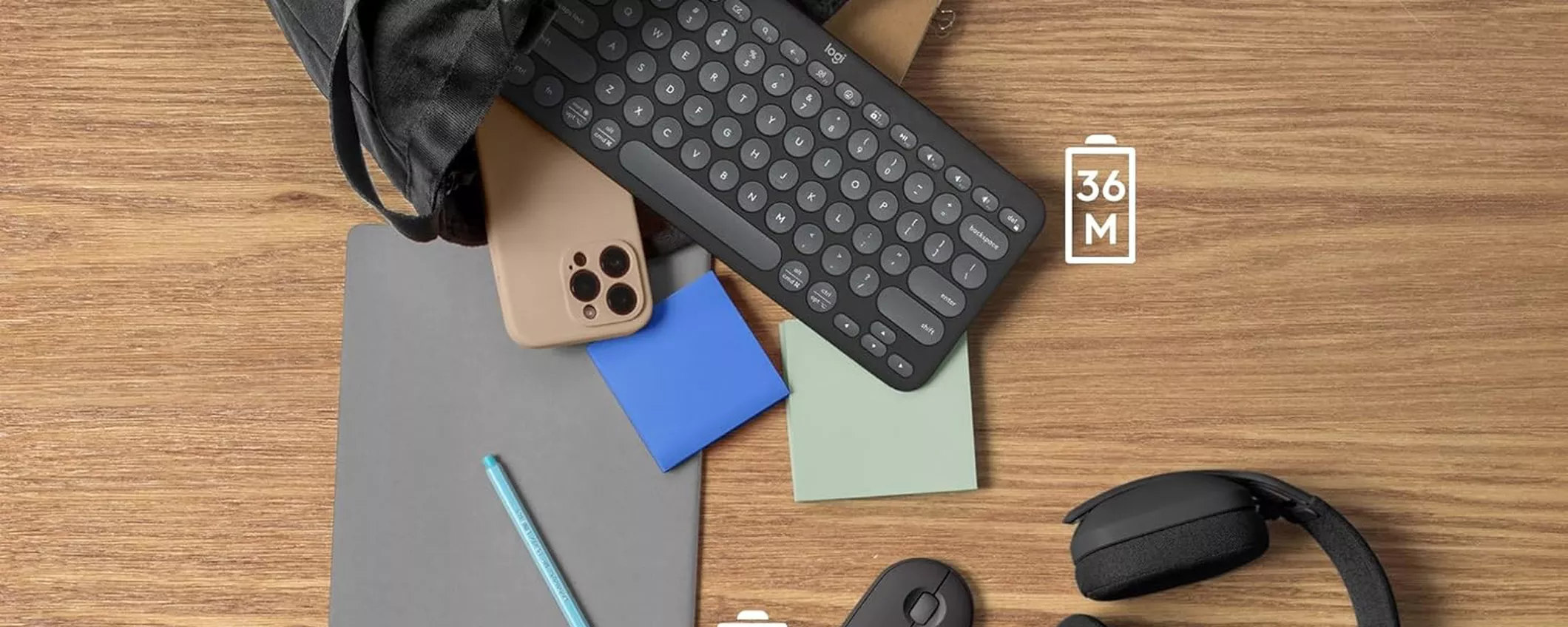 Logitech Pebble 2, molto più di un semplice kit tastiera e mouse a soli 59€ su Amazon