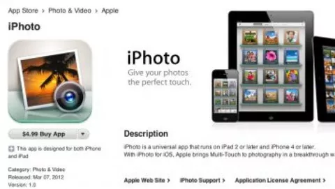 iPhoto per iOS già utilizzata da un milione di utenti