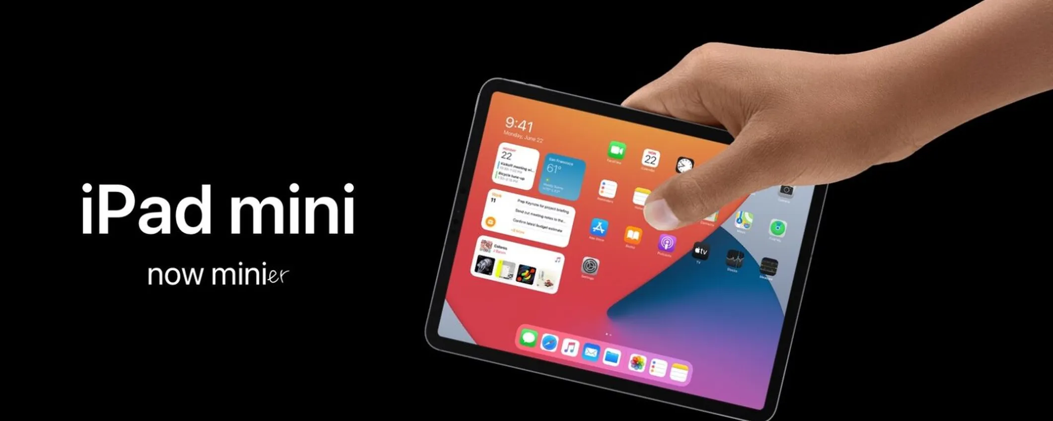 iPad mini 6: bordi più sottili, chip A15 e niente pulsante Home