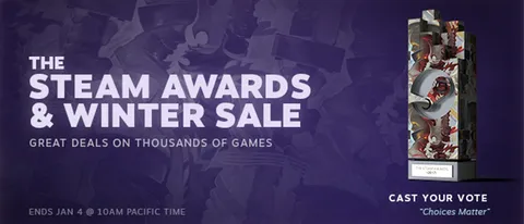 Steam, saldi invernali al via dal 20 dicembre 2018