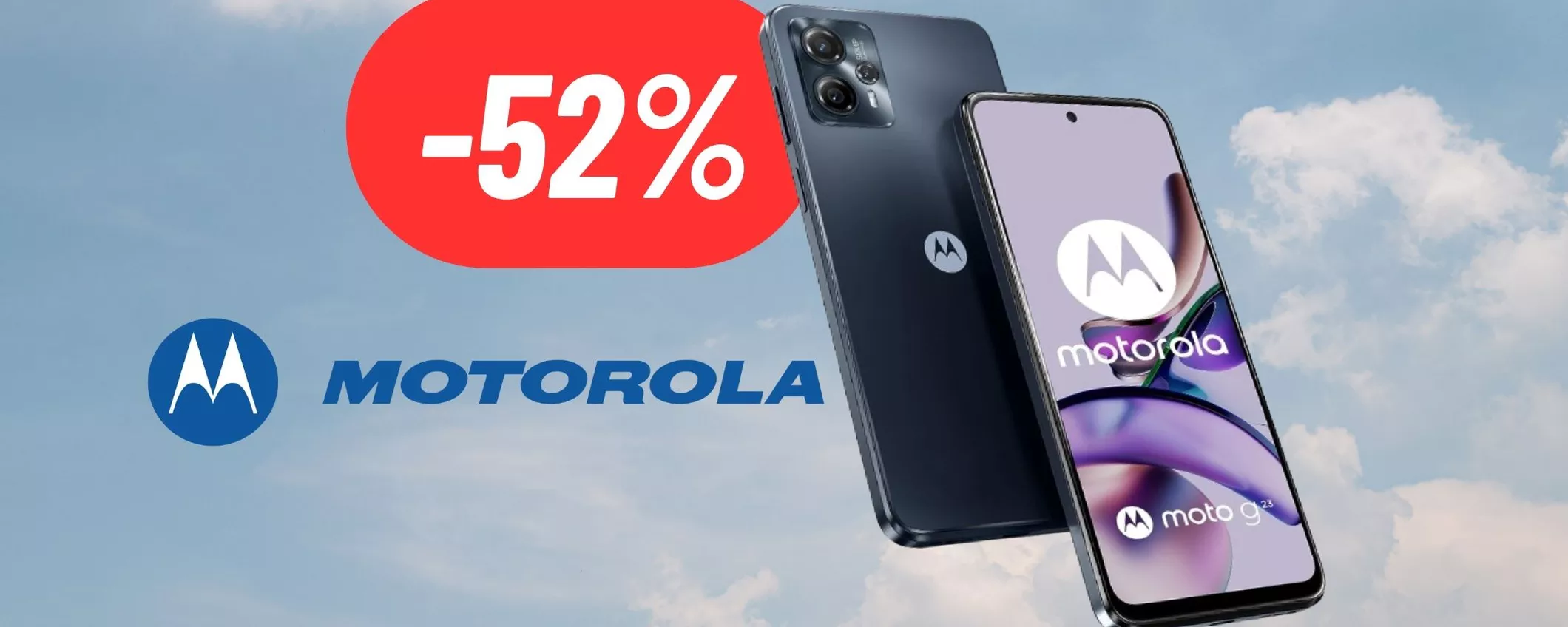 Motorola G23: 52% di sconto su Amazon; prezzo BASSISSIMO