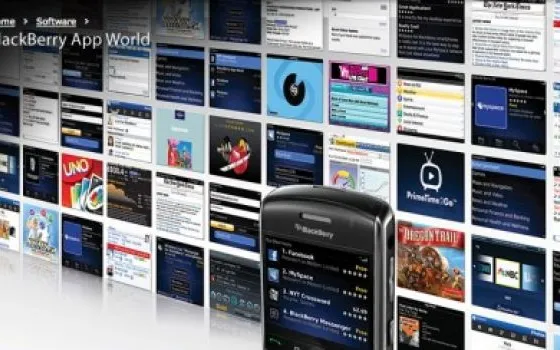 RIM sfida l'App Store di Apple con App World