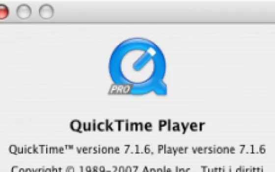 Aggiornamento di sicurezza per Quicktime