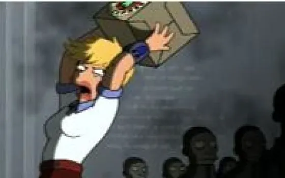 In Futurama la parodia dello spot Apple 1984