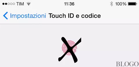 iOS 8, cancellare le impronte del Touch ID