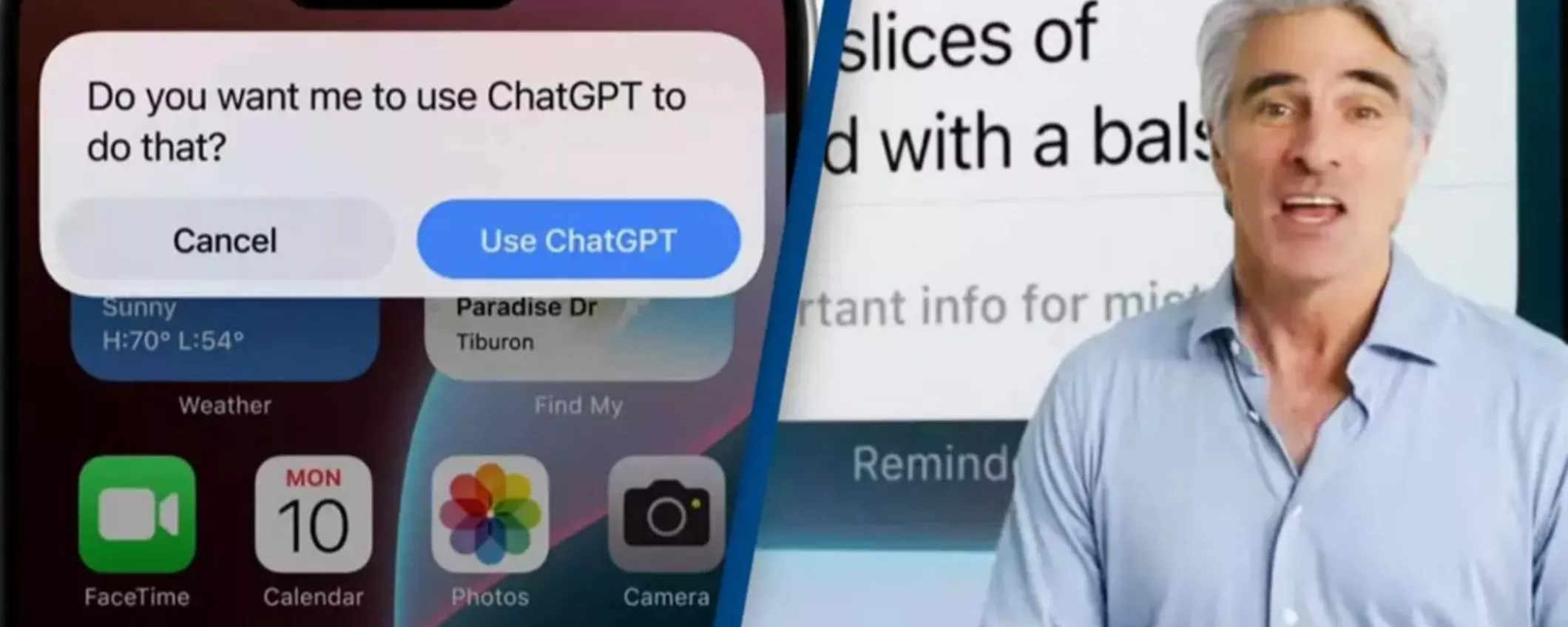 ChatGPT arriva su iOS 18 per integrare Apple Intelligence