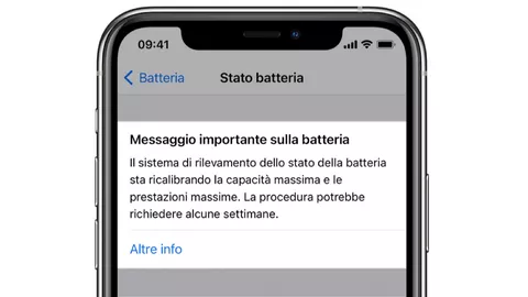 iPhone 11, ricalibrazione batteria con iOS 14.5