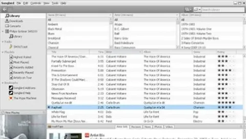 Rilasciato Songbird 1.1