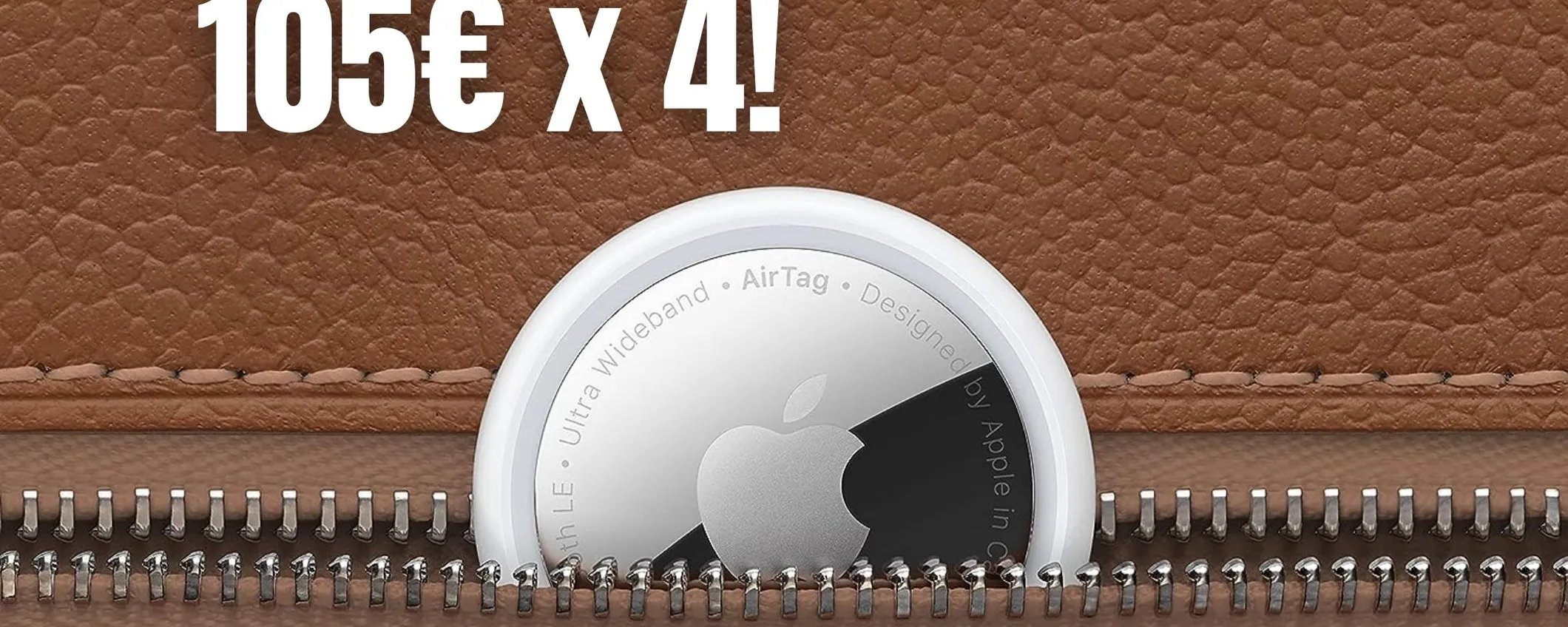 Fai scorta di AirTag: ne prendi 4 a 105€ con la promozione Amazon