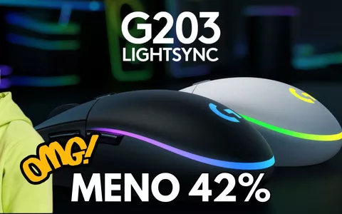 Logitech G G203, il prezzo crolla per il mouse gaming super accessibile MENO 42 PER CENTO