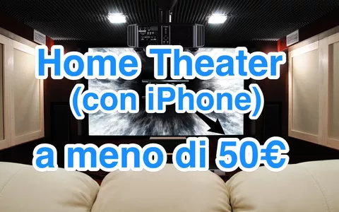 Picoproiettori e iPhone: creare un Home Theater per meno di 50€
