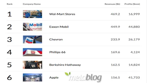 Fortune 500, Apple salta al sesto posto in classifica