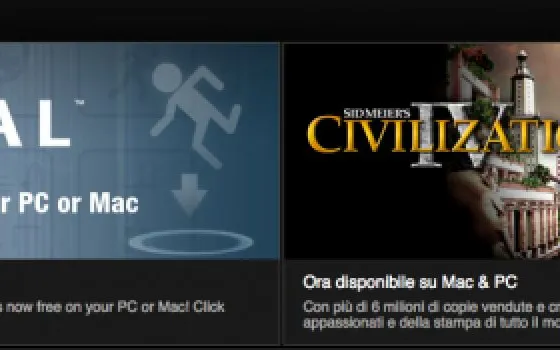 Arriva Steam per Mac con Portal di Valve gratuito fino al 24 maggio