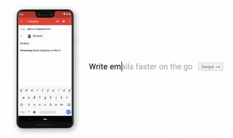 Gmail per Android, Smart Compose per tutti