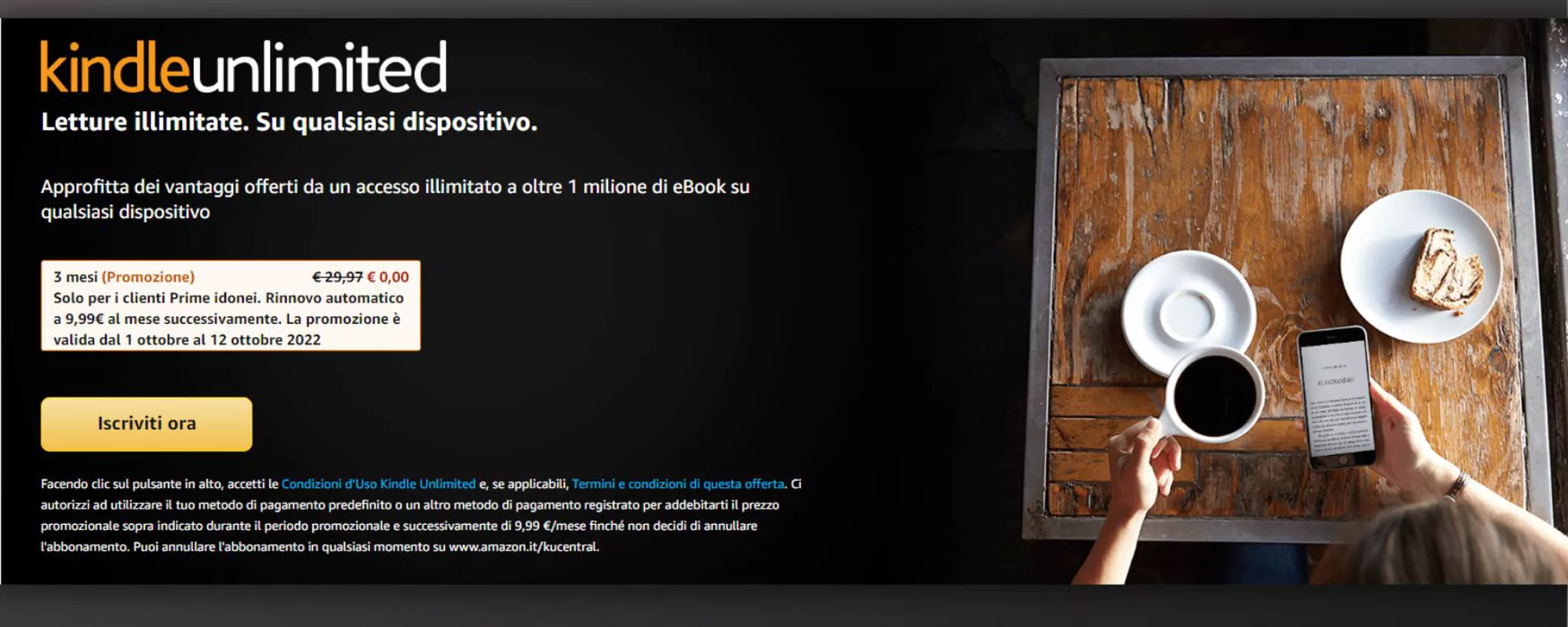 Amazon Kindle Unlimited: oltre un milione di libri gratis per te per 3 mesi