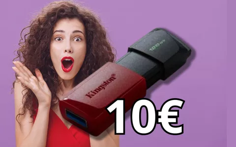 SOLO 10€ per l'eccezionale Pen Drive Kingston da 128GB su Amazon!
