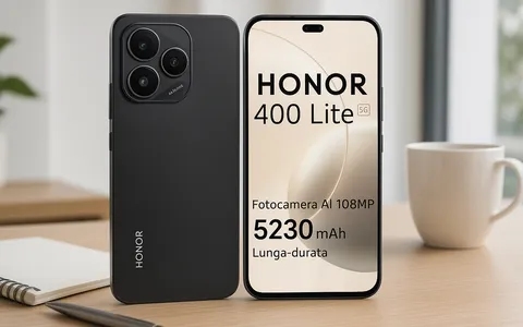 HONOR 400 Lite 5G in offerta: potenza, stile e risparmio su Amazon