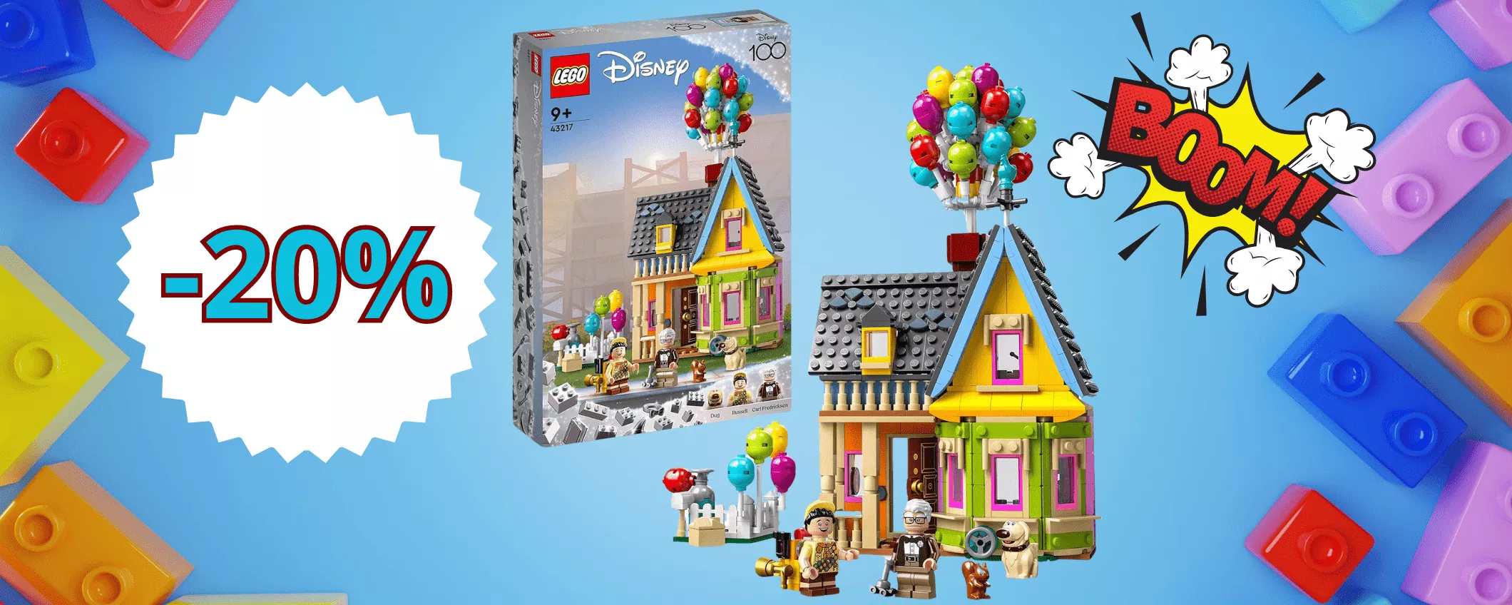 LEGO Disney Pixar Casa di “Up” in MAXI SCONTO: solo oggi lo paghi 43€ (-20%)