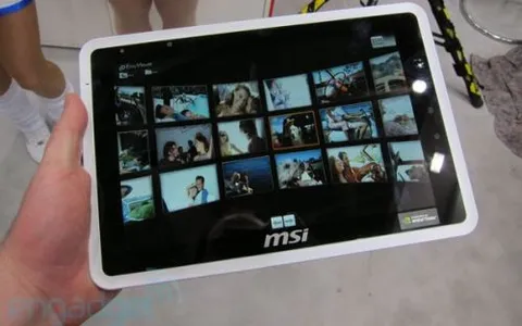 MSI mostra il WindPad 100A al CeBIT di Hannover