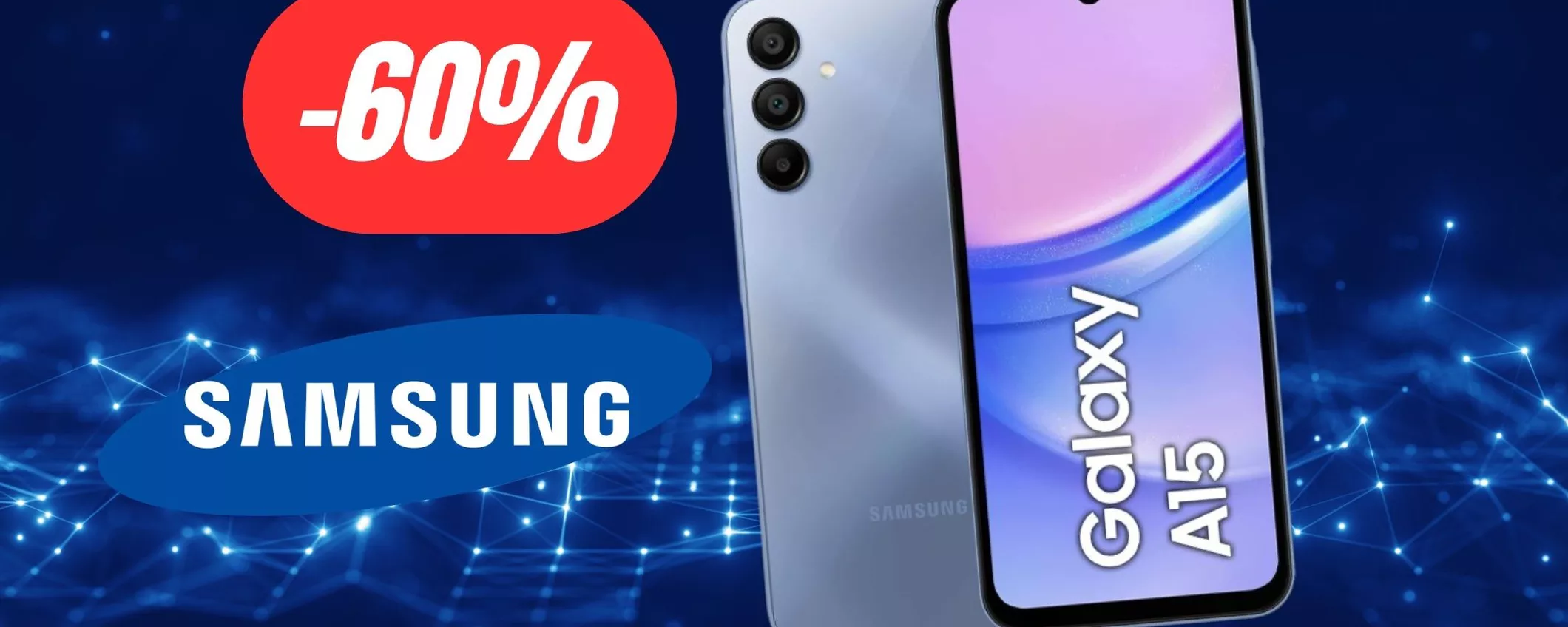 187€ RISPARMIATI sul Samsung Galaxy A15: OFFERTISSIMA eBay (-60%)