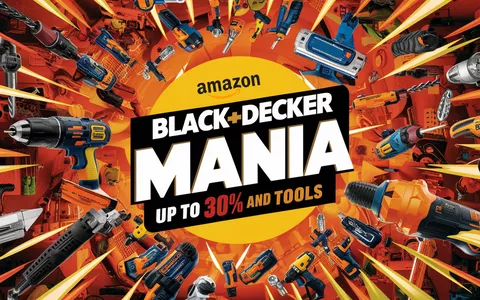 BLACK+DECKER Mania su Amazon! Sconti fino al 30% su trapani e attrezzi