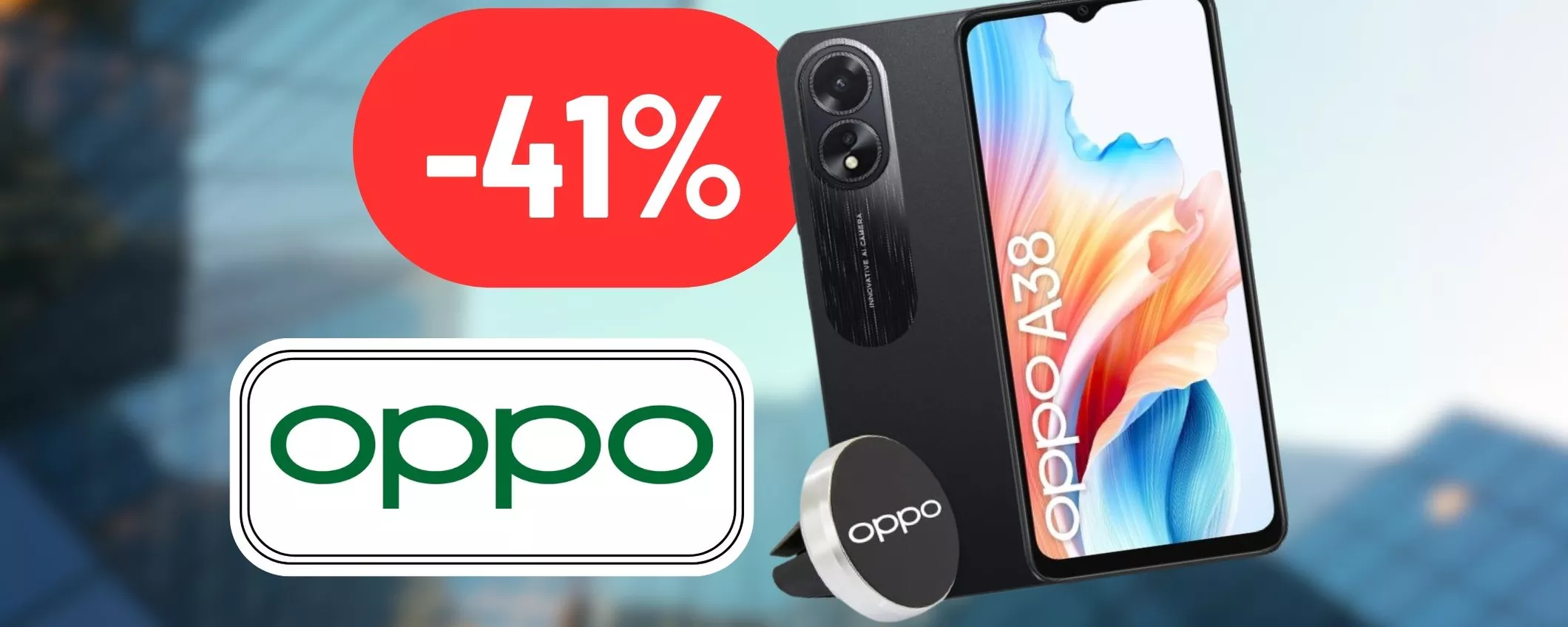 CALA A PICCO IL PREZZO dell'OPPO A38 su Amazon: maxi sconto attivo