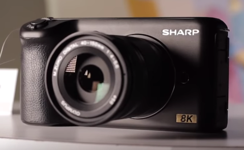 Sharp 8K: primi sample video