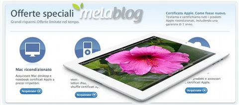 MacSconti su Melablog: iPad di 3ª e 4ª generazione ricondizionati aspettando iPad 5